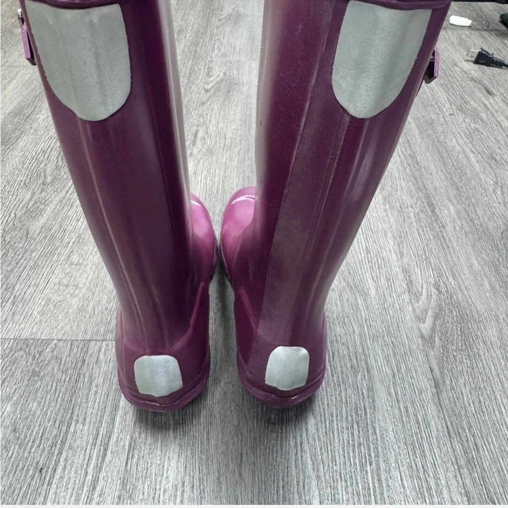 Hunter Violet Tall Boots - Picture 6 of 8